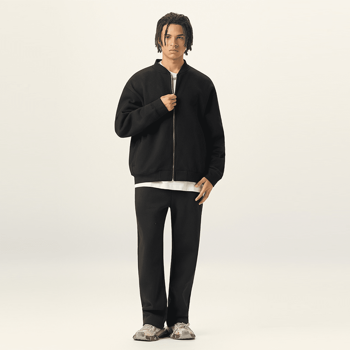 Unisex Fleece Zip-Up Jacket