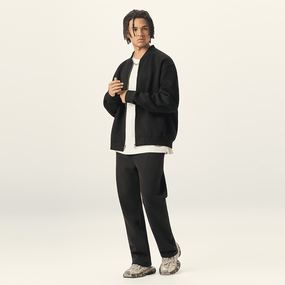 Unisex Fleece Zip-Up Jacket