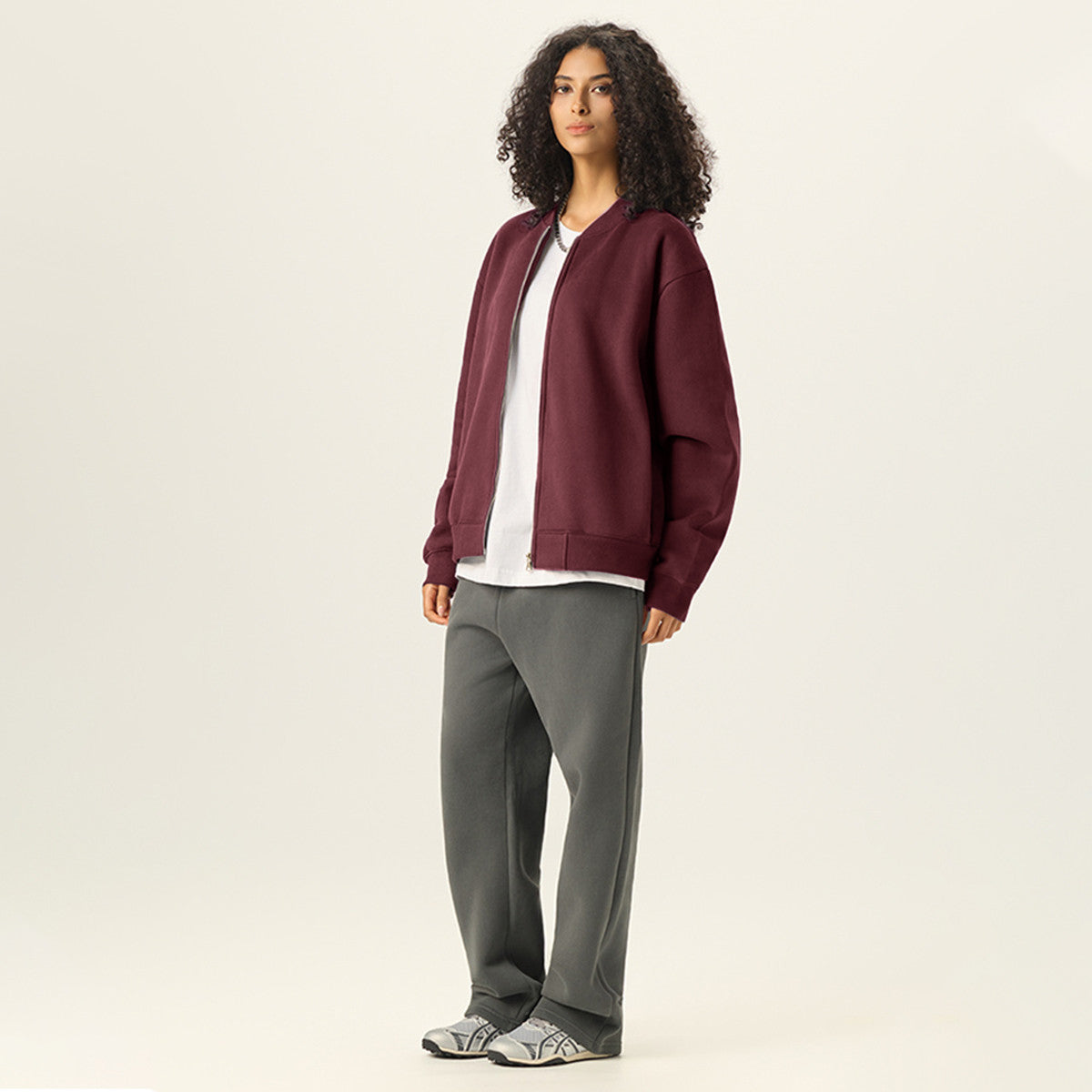 Unisex Fleece Zip-Up Jacket