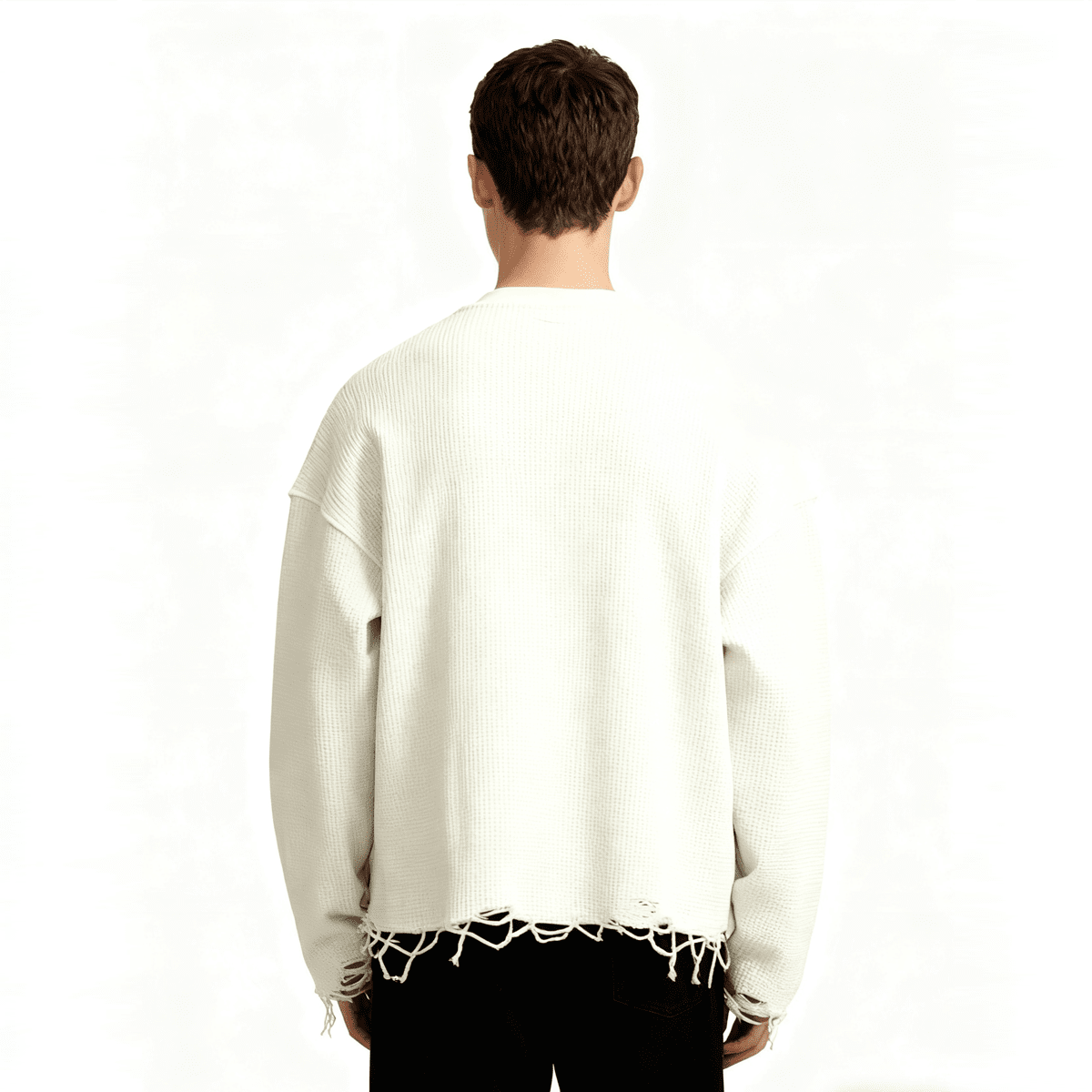 Unisex Cropped Long Sleeve Shirt