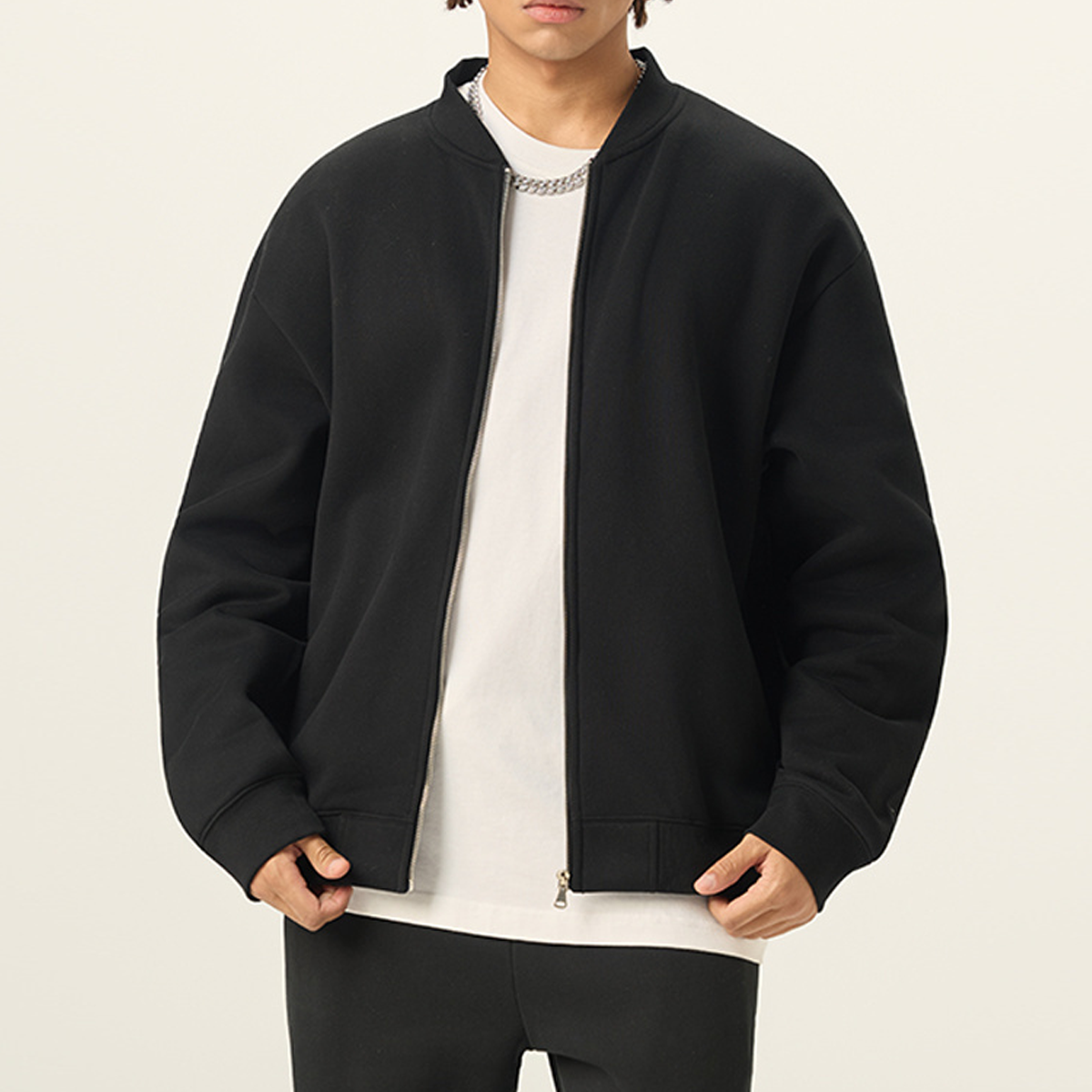Unisex Fleece Zip-Up Jacket