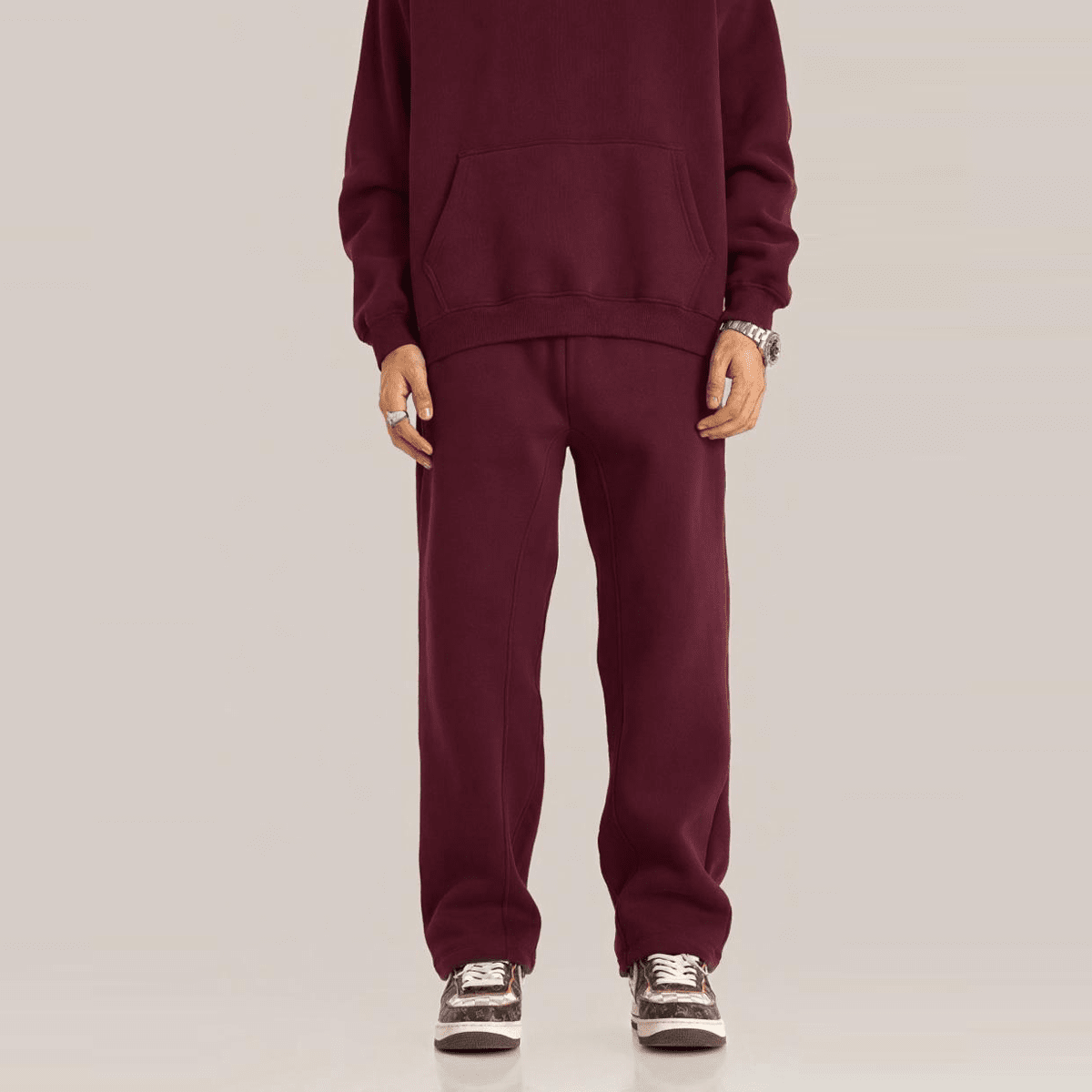 Unisex Fleece Oversized Sweatpants